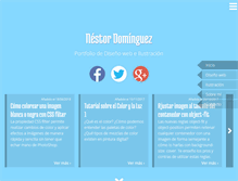 Tablet Screenshot of nestordominguez.com